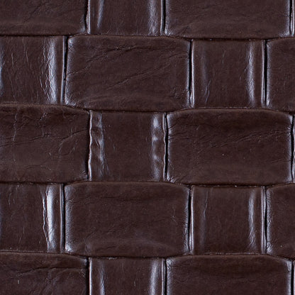 Brown Basketweave Vinyl - Detail