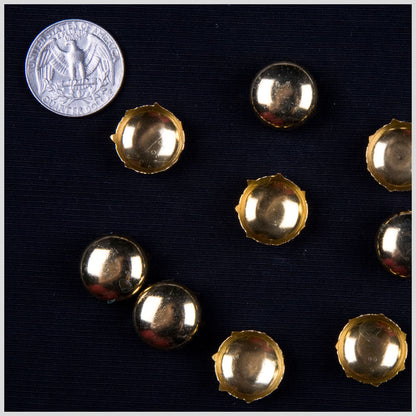 5/8" Gold Dome Nailheads