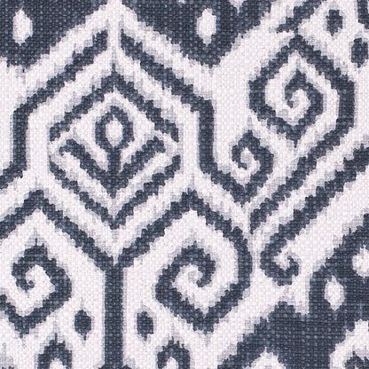 Gray Ikat Cotton-Blend Woven - Detail