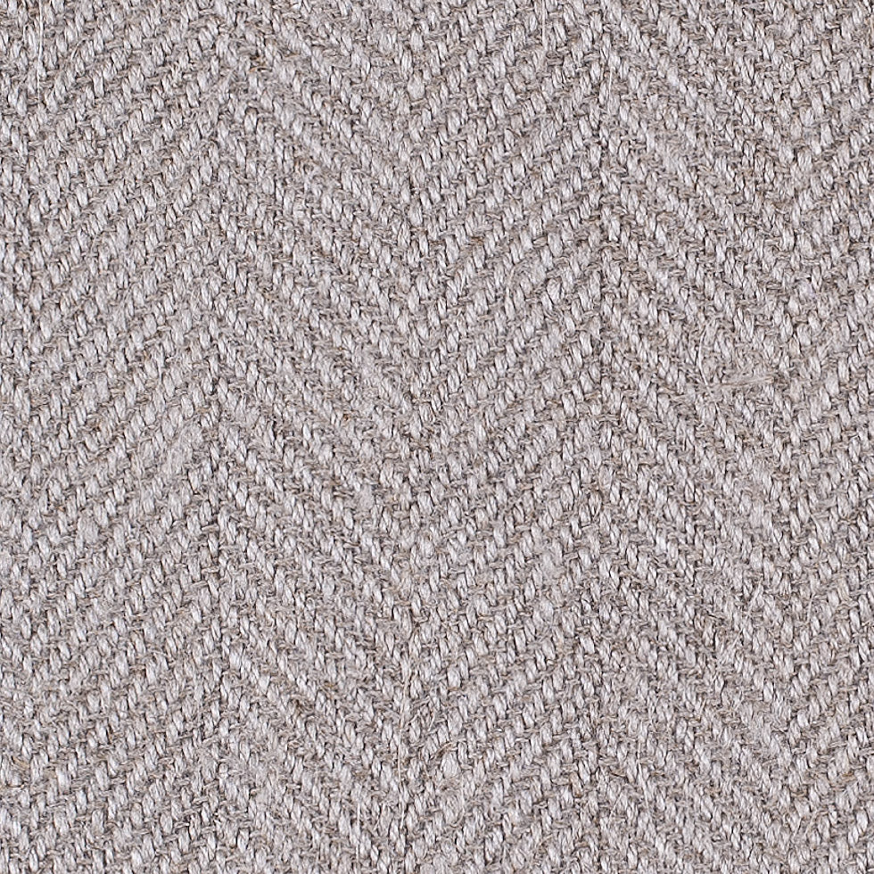 Rope Natural Herringbone Weave Linen - Detail