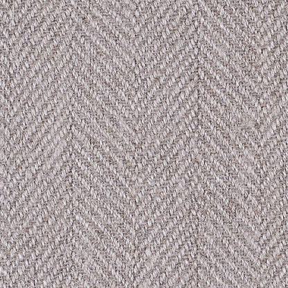 Rope Natural Herringbone Weave Linen - Detail