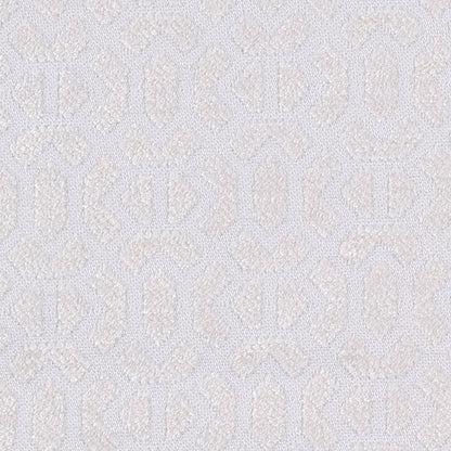 Ivory Chenille Geometric Poly - Detail