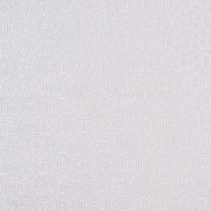 Ivory Chenille Geometric Poly
