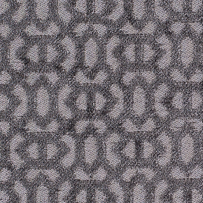 Smoke Chenille Geometric Poly - Detail