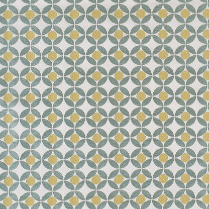 Meadow Geometric Poly-Cotton Brocade