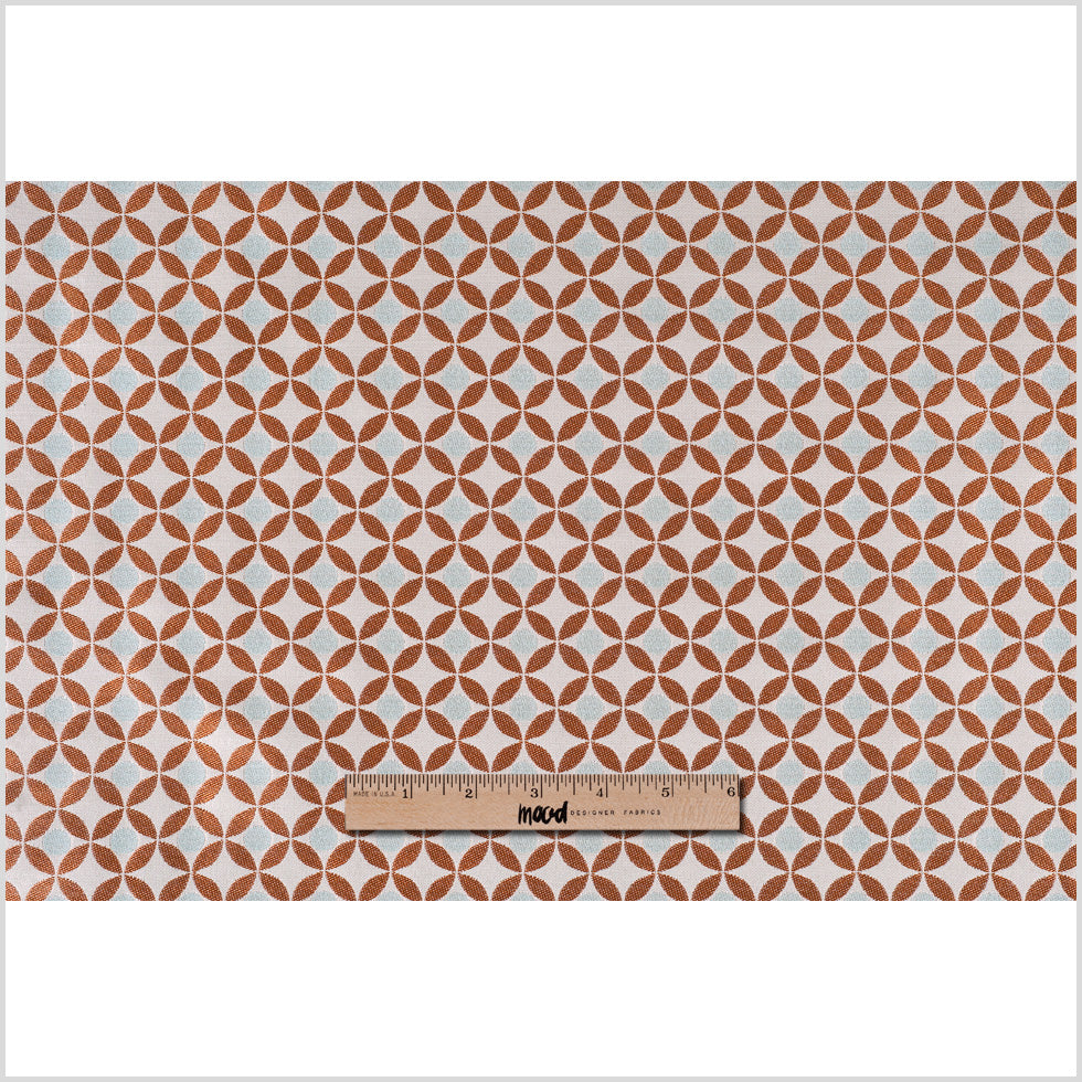 Alpine Geometric Poly-Cotton Brocade - Full