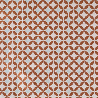 Alpine Geometric Poly-Cotton Brocade