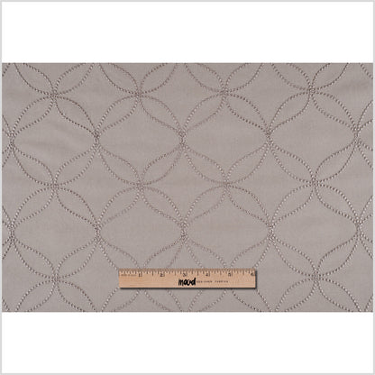 Stone Embroidered Geometric Menswear Poly - Full