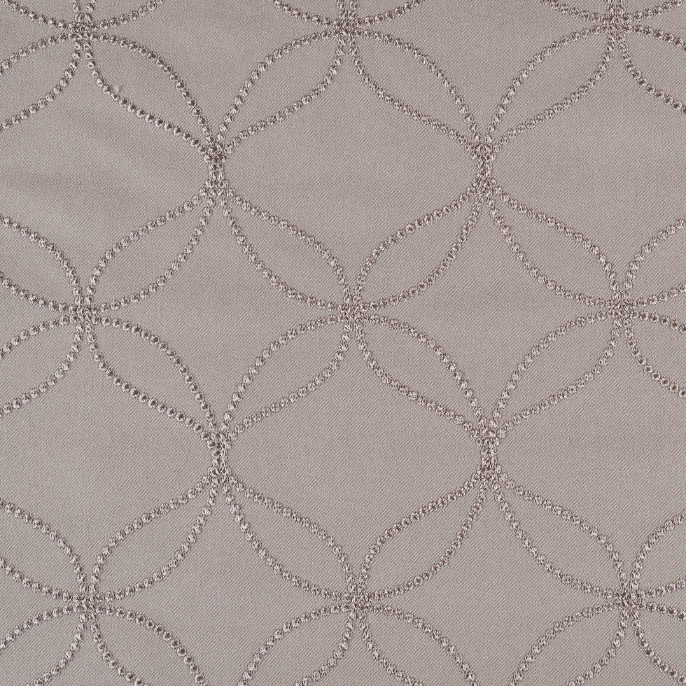Stone Embroidered Geometric Menswear Poly