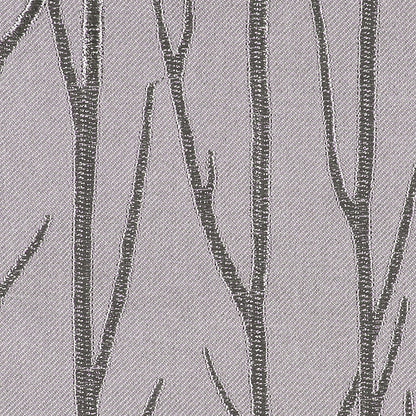 Silver Embroidered Trees "Menswear" Poly Detail