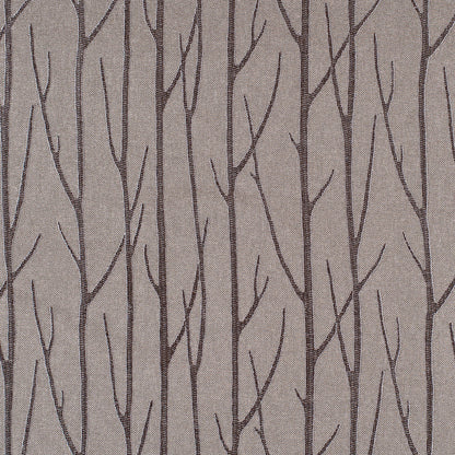 Coffee Embroidered Trees Menswear Poly