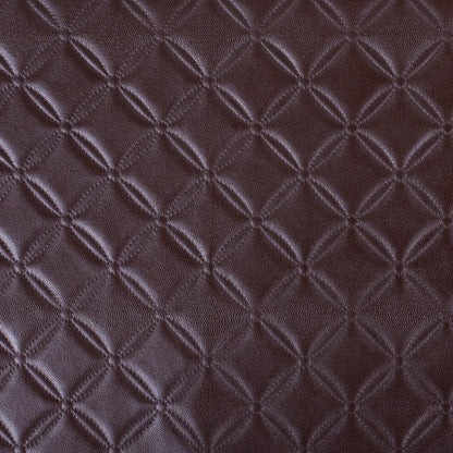 Chocolate Brown Quilted Vinyl