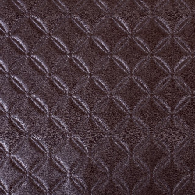 Chocolate Brown Quilted Vinyl