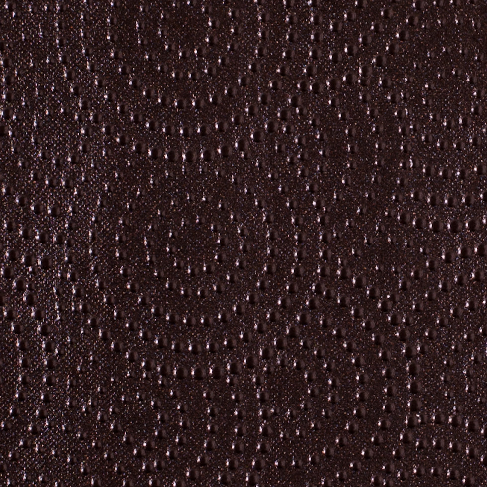 Chocolate Brown Dotted Circles Vinyl Detail