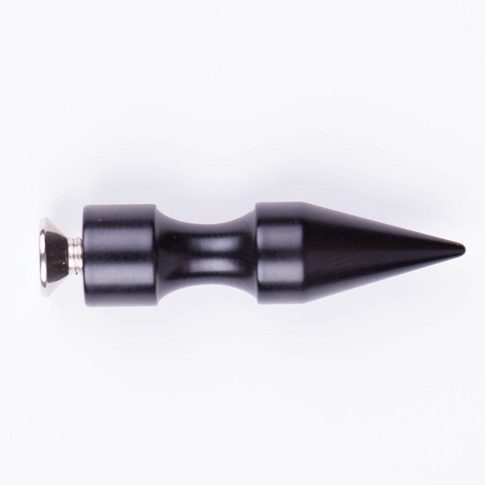 1.375" Black Nickel Spike Stud