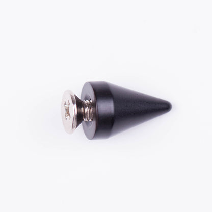 0.625 Black Nickel Spike Stud
