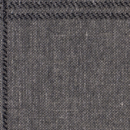 Beige Bold Windowpane Upholstery Tweed - Detail