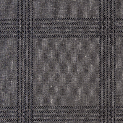Beige Bold Windowpane Upholstery Tweed