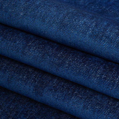 Indigo Upholstery Chenille - Folded
