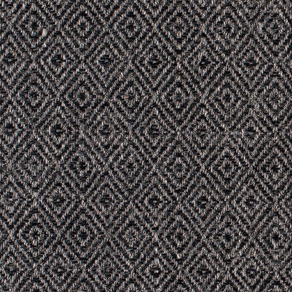 Black/Gray Diamond Upholstery Tweed - Detail