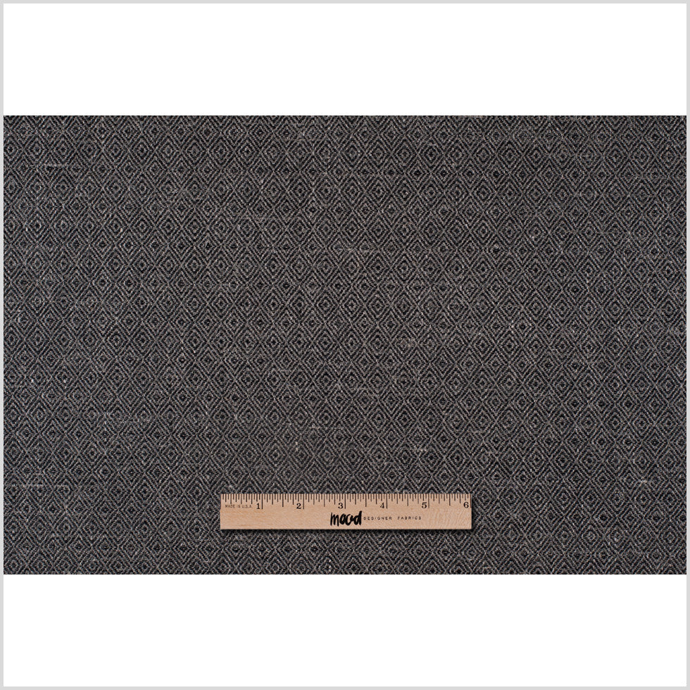 Black/Gray Diamond Upholstery Tweed - Full