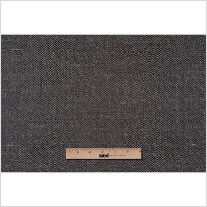 Black/Gray Diamond Upholstery Tweed - Full