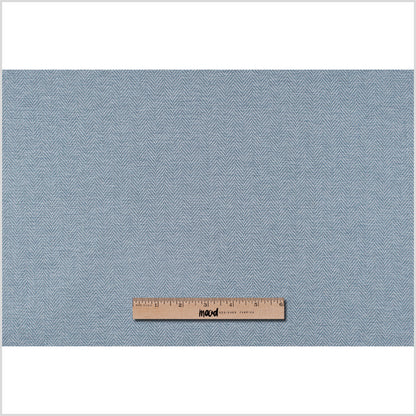 Pale Turquoise Herringbone Upholstery Tweed Full