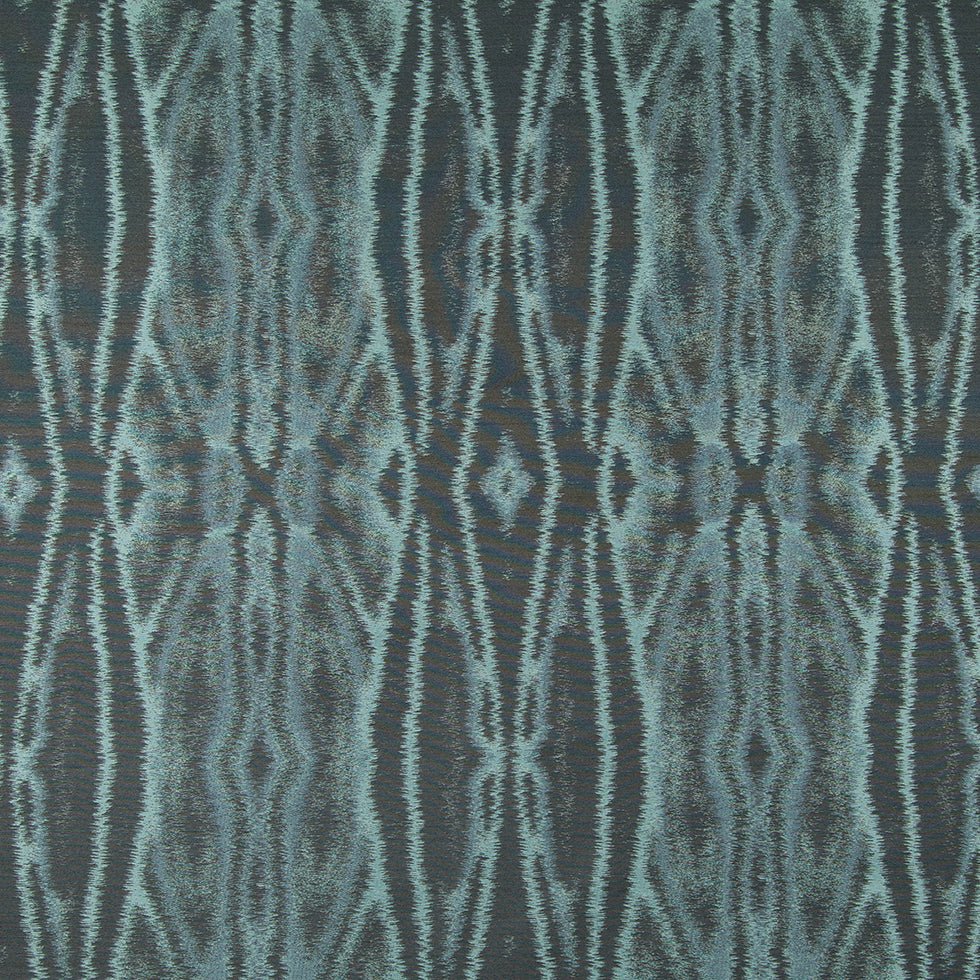 Pearl Blue and Gray Double-Wide Moire