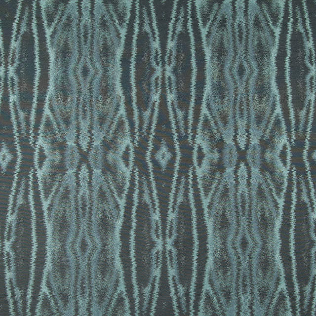 Pearl Blue and Gray Double-Wide Moire