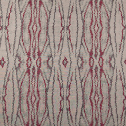 Burgundy and Gray Double-Wide Moire
