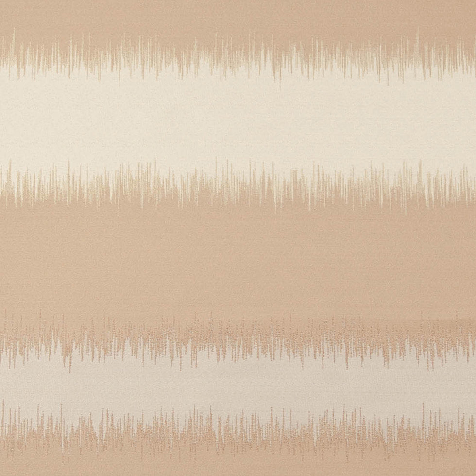 Champagne and Beige Double-Wide Poly Stripes Detail