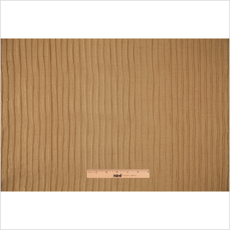Taupe "Bumpy" Poly Sheer Full