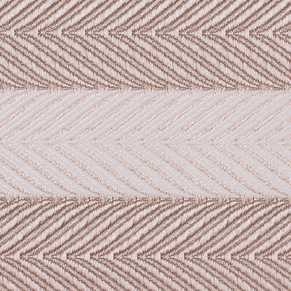 Tan Herringbone Stripes Poly Brocade Detail