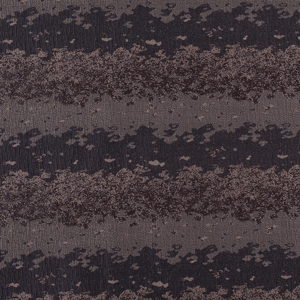 Organic Ripples Brown and Tan Poly Brocade