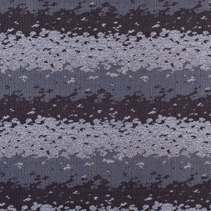 Organic Ripples Brown and Gray Poly Brocade