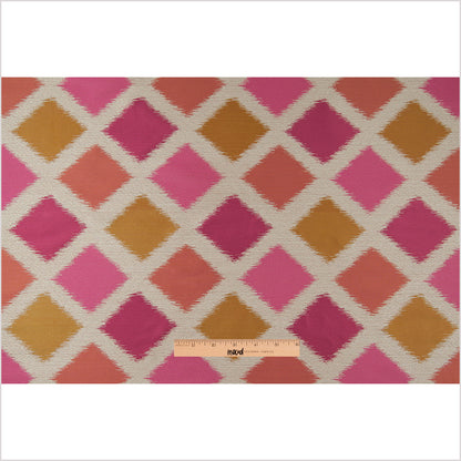 Raspberry Double-Wide Diamond Woven - Full