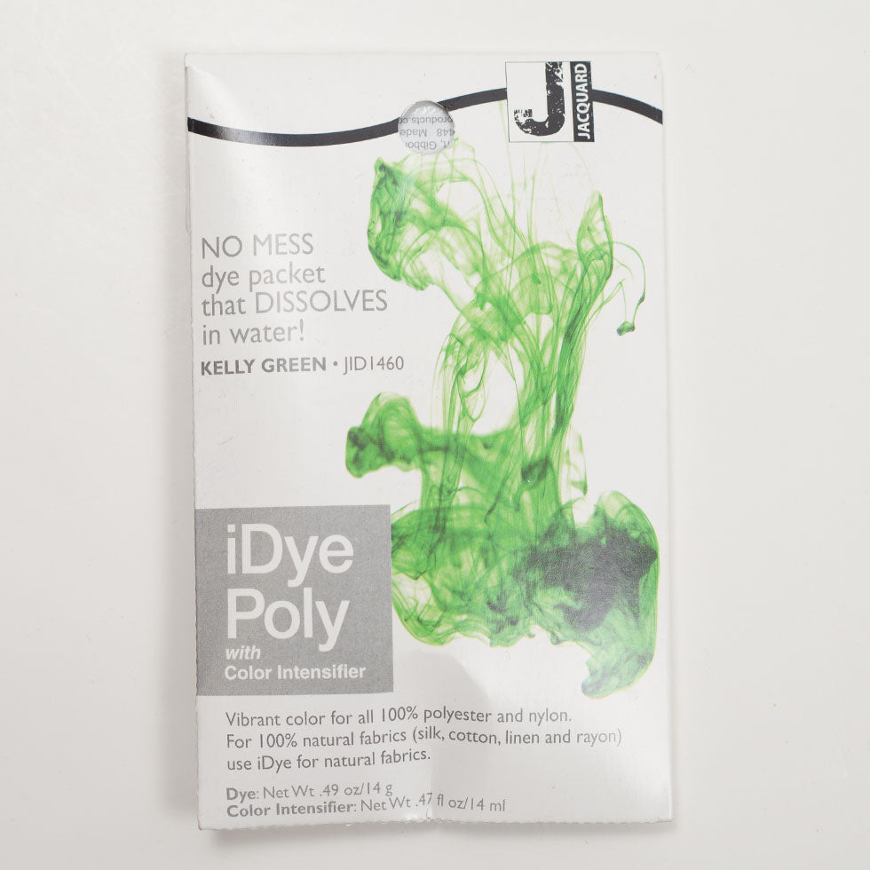 Jacquard iDye Poly Synthetic Fabric Dye - 460 Kelly Green