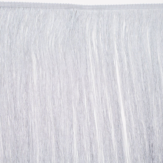 24" European Silver Chainette Fringe Trim