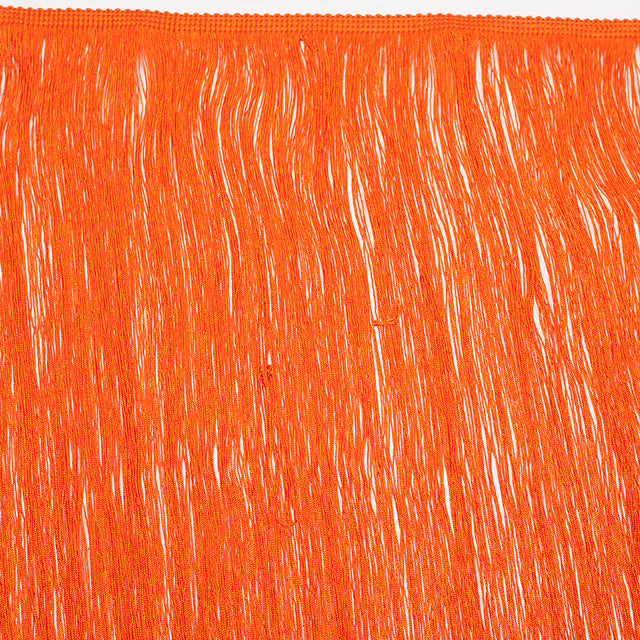 24 European Orange Chainette Fringe Trim