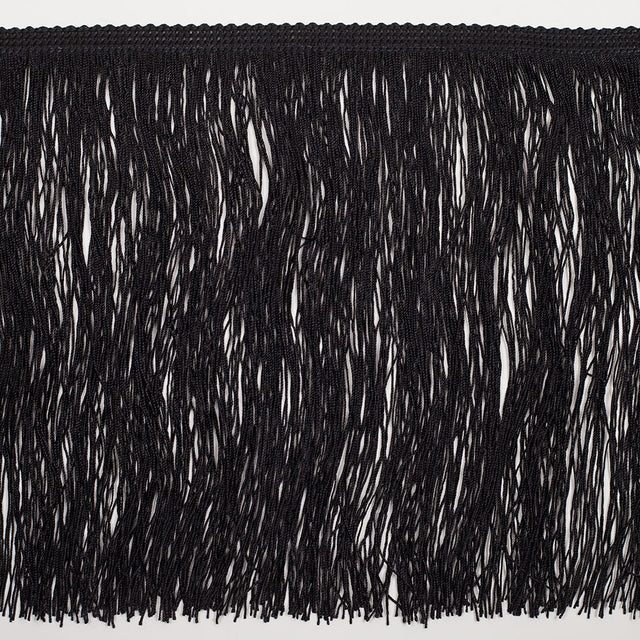8 European Black Chainette Fringe Trim