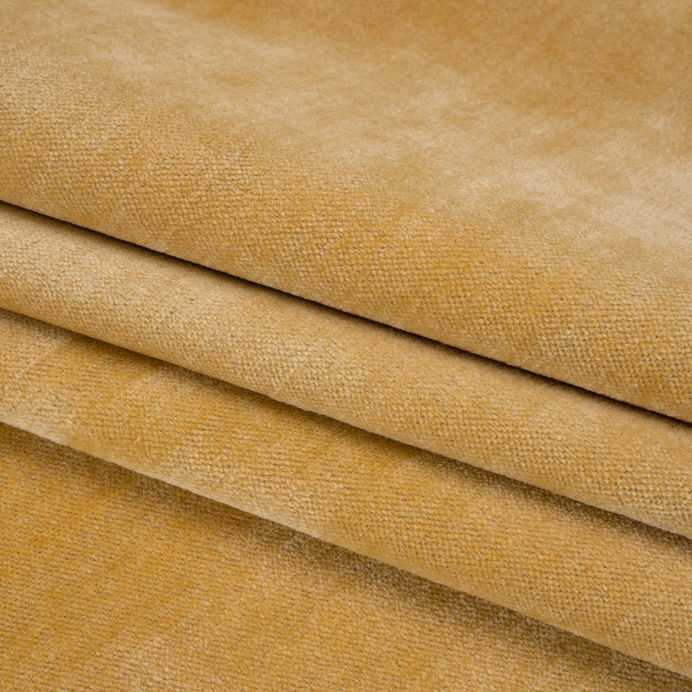 Upholstery Chenille - Buttercup - Folded