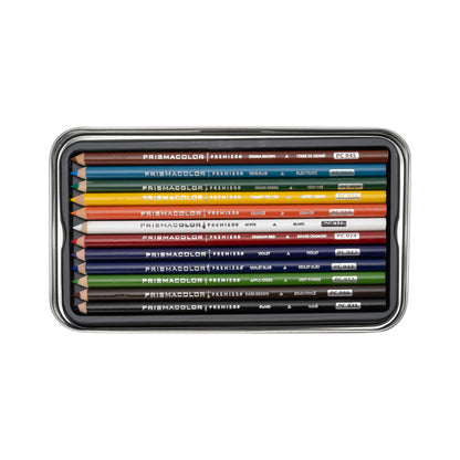 Prismacolor Premier Colored Pencil Set with Tin - 12 Assorted Colors