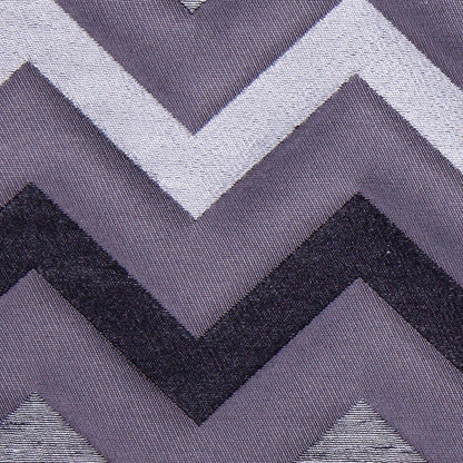 Gray/Black Bold Chevron Jacquard - Detail