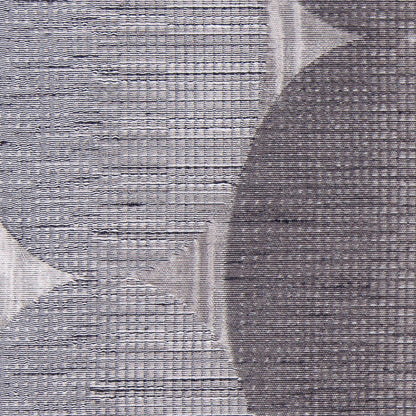 Silver Rows of Ovals Textured Jacquard - Detail