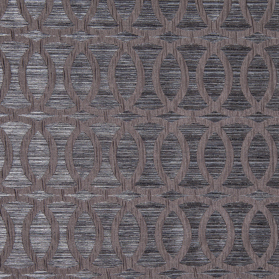 Chrome Entwined Circles Brocade