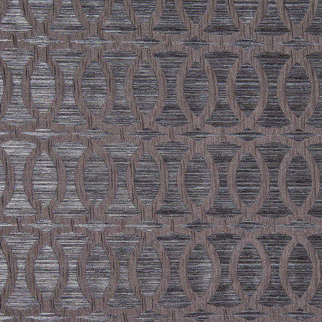 Chrome Entwined Circles Brocade