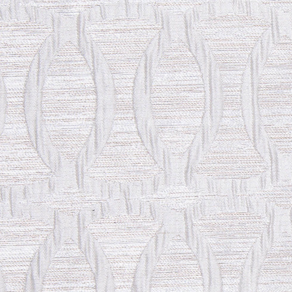 Ivory Entwined Circles Brocade - Detail