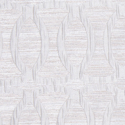 Ivory Entwined Circles Brocade - Detail