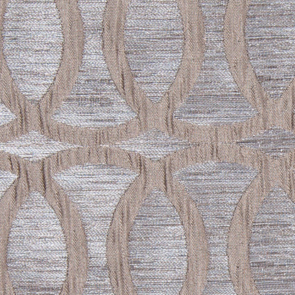 Champagne Entwined Circles Brocade Detail