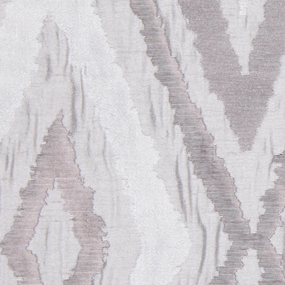 Pale Taupe/Silver Dramatic Diamonds Brocade - Detail